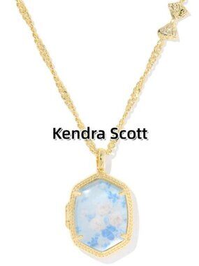 Kendra Scott x LoveShackFancy Daphne Gold Locket Necklace